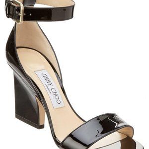 Jimmy Choo Edina Patent Leather Sandal